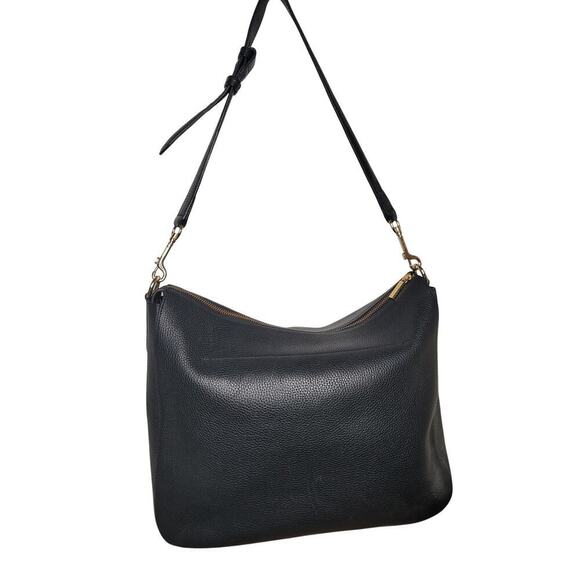 Cuyana Large Black Leather Hobo Bag - Picture 5 of 12